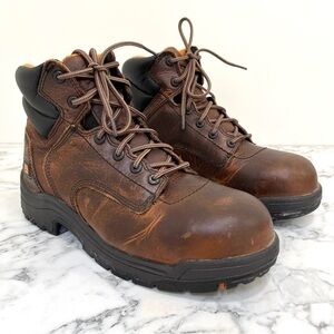 Timberland PRO Men's Titan 6 Inch Alloy Safety Toe Leather Work Boots Size 8
